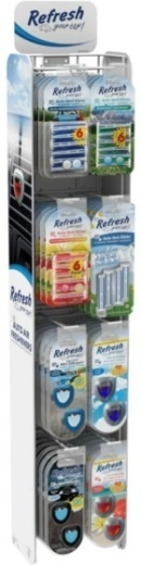 Stativ CALIFORNIA SCENTS Refresh Sidekick pentru grile de aer, cleme de ventilație, capacitate 64 pachete