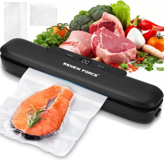 Aparat de vidare pentru alimente Renew Force AP-23, negru