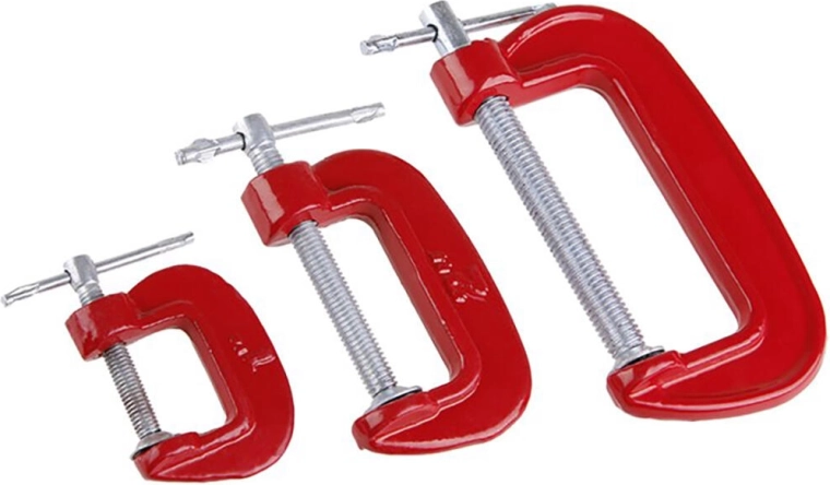 Set de cleme G metalice de 25, 50 și 75 mm - 3 buc.