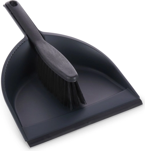 Faras negru cu perie din plastic reciclat
