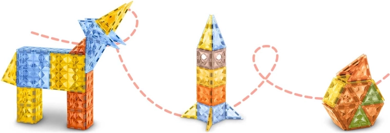 Îmbinare magnetică și culori translucide vibrante