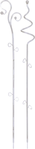 Suport pentru orhidee Decor, alb transparent, 58,5 cm