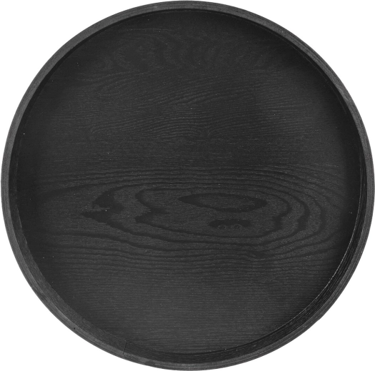 Tavă rotundă din lemn pentru servire 38 cm