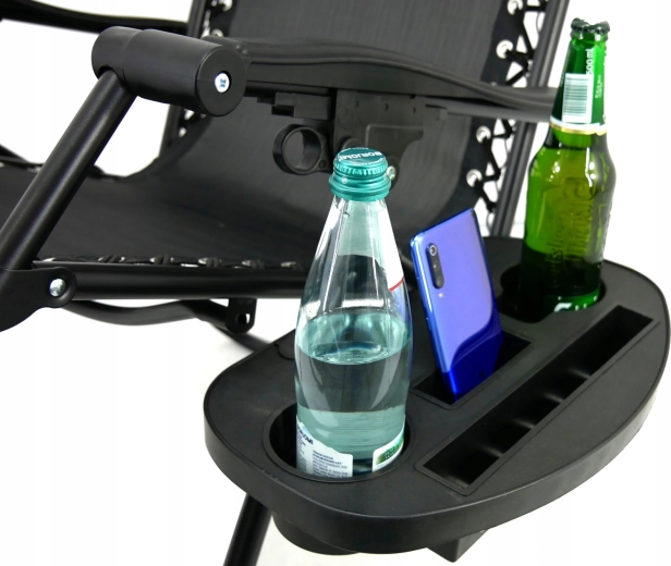 Măsuță laterală pentru băuturi și telefon