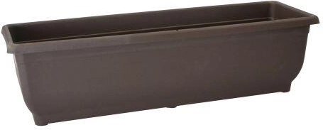 Jardinieră cu auto-udare Aqua Gloria 60 cm maro fără tavă