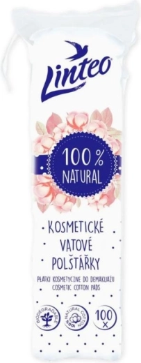 Linteo tampoane cosmetice din vată 100 buc