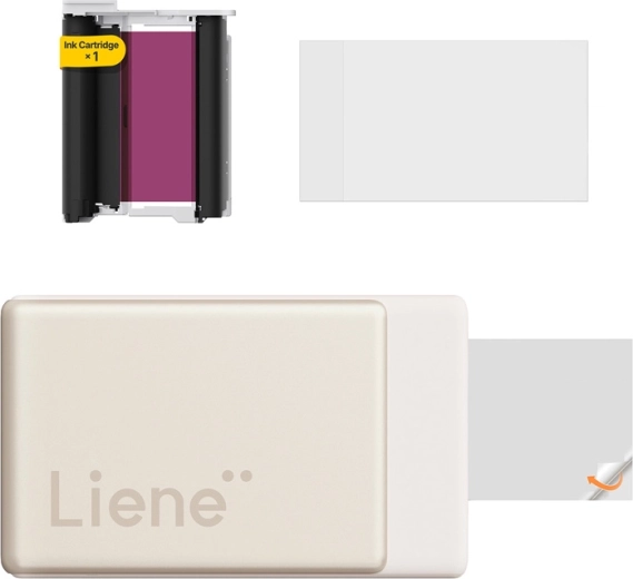 Liene Pearl N200 Pro imprimantă foto portabilă 2×3" aurie