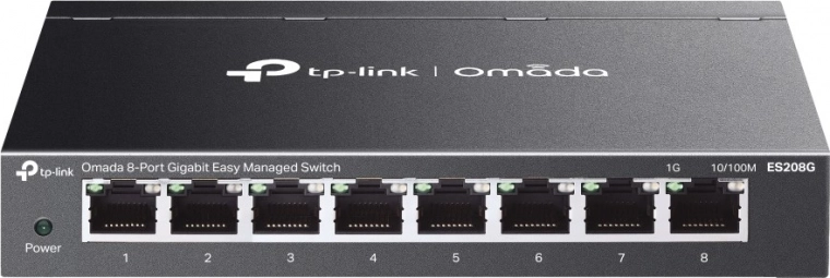 Comutator gigabit Omada cu 8 porturi ușor de gestionat