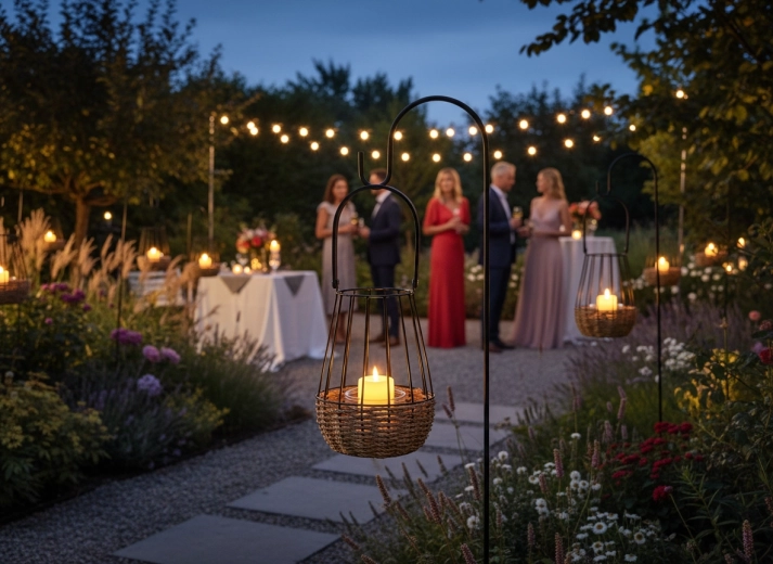 Decorațiune portabilă sau suspendată pentru spații exterioare