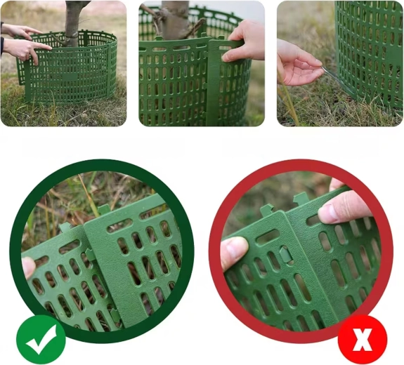 Instalare ușoară în jurul trunchiului