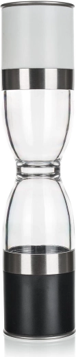 Râșniță dublă pentru sare și piper CULINARIA Duo inox/acril 23 cm