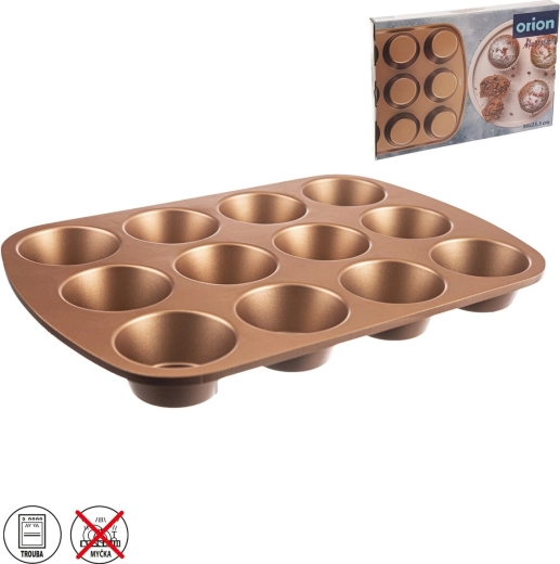 Formă metalică pentru muffins Marissa 12 buc.