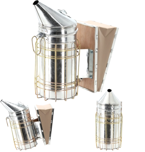 Afumător pentru apicultori din oțel galvanizat 27 cm