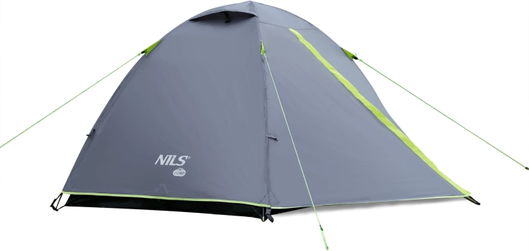 Cort de camping NILS Camp Explorer pentru 3 persoane – gri