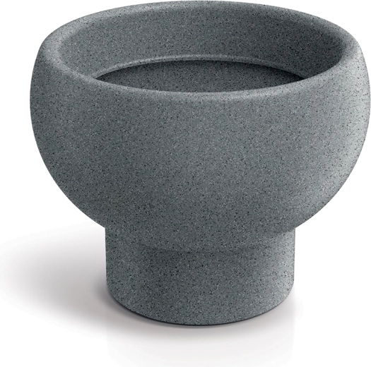 Ghiveci Gane 26 cm gri granit