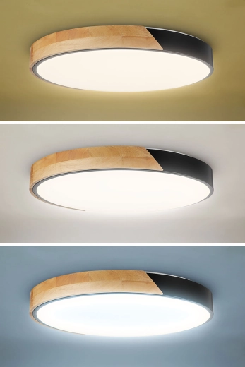 Design pentru interioare moderne: stejar + accent negru