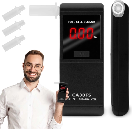 Alcotest CA30FS cu senzor electrochimic și muștiucuri