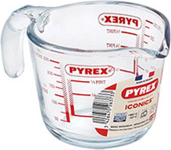 Cană gradată PYREX 0,25 l sticlă