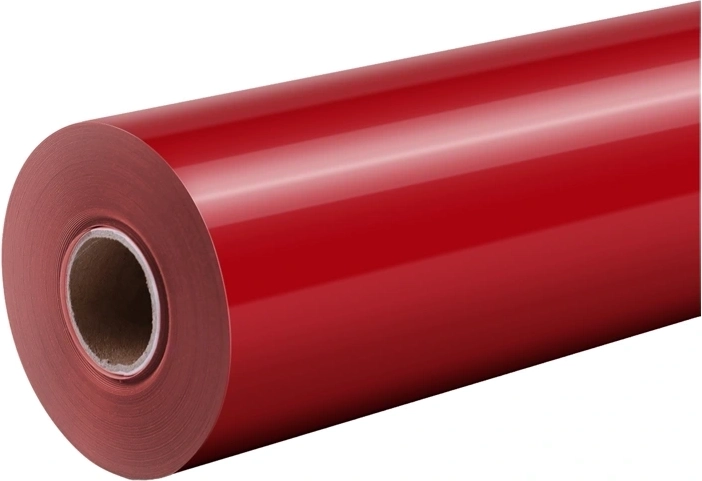 Folie termotransfer HTVRONT Pure 30,5 cm × 1,8 m roșie
