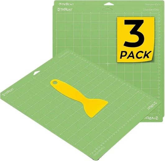 Suporturi de tăiere HTVRONT 34,8 × 37 cm, verzi – set 3 buc
