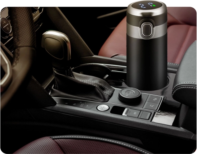 Construcție durabilă din inox și perfectă pentru mașină