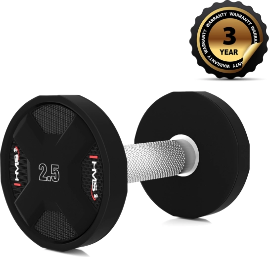 Gantă de mână din poliuretan HMS HPC 2,5 kg