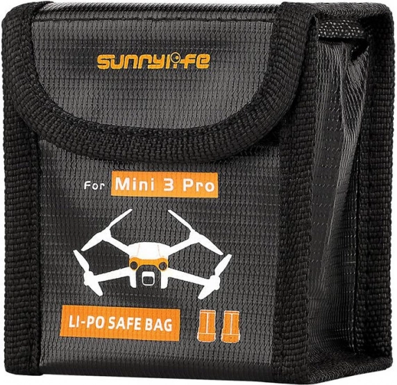 Husă Sunnylife pentru baterii pentru DJI Mini 3 Pro și Mini 4 Pro (pentru 2 baterii)