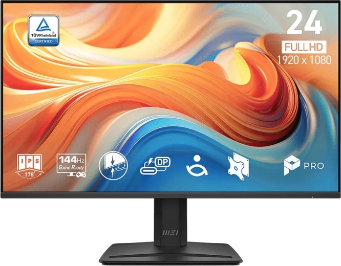 Monitor de gaming MSI PRO 23,8" Full HD 144 Hz, negru