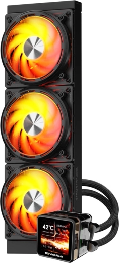 AIO de 360 mm cu trei ventilatoare și performanță silențioasă