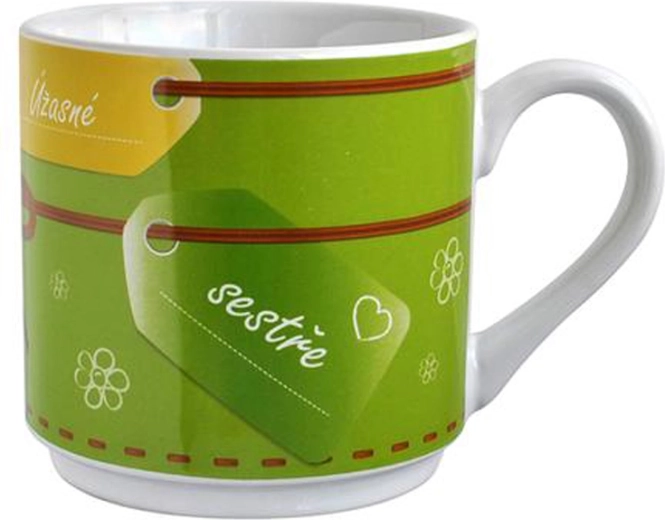 Cană cadou din ceramică pentru soră 560 ml