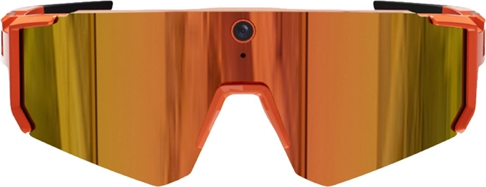 Ochelari sport inteligenți cu cameră Colmi V06 AI portocalii