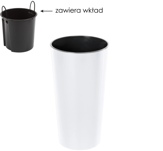 Ghiveci Lilia 19 cm cu inserție Lamela