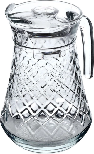 Sticlă groasă cu relief decorativ