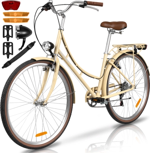 Bicicletă urbană de damă Avilo creamy - 1 bucată