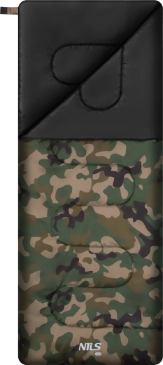 Sac de dormit tip pătură NILS Camp camo
