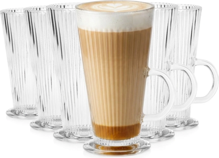 Pahare Vilde pentru latte 270 ml, 6 buc.