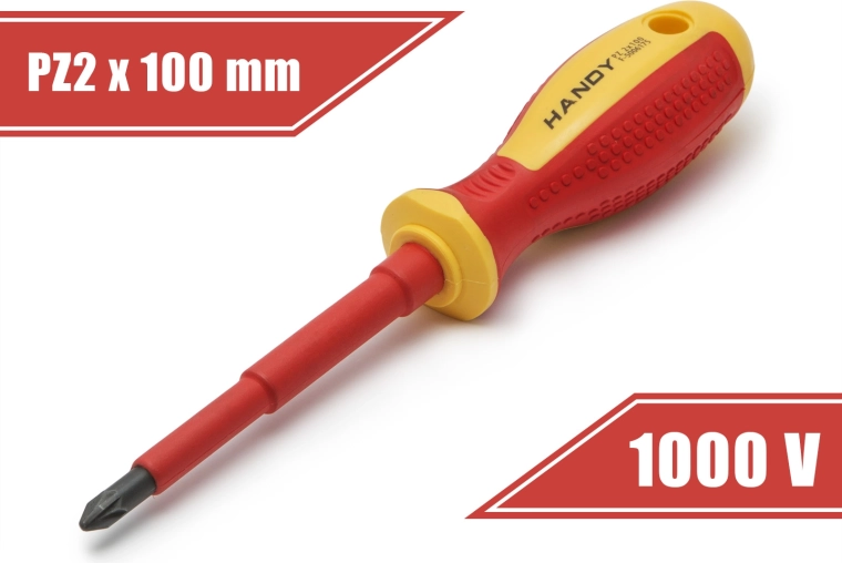 Șurubelniță izolată PZ2, 100 mm, până la 1000 V