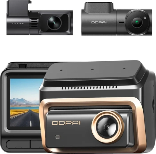 DdPai Z90 master cameră auto de bord cu cameră față și spate