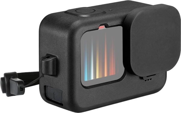 Carcasă de protecție din silicon PULUZ pentru GoPro Hero 9/10/11/12 (neagră)
