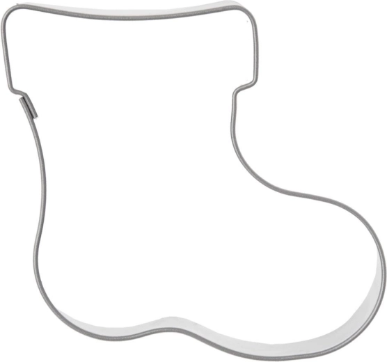 Decupator Orion din oțel inoxidabil, șosetă de Crăciun, 6 cm