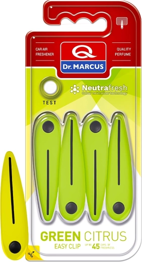 Odorizant auto Dr. Marcus Easy Clip Green Citrus