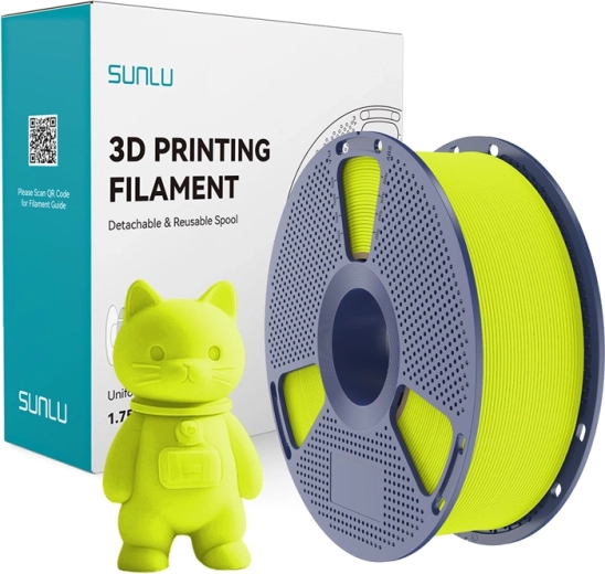 Filament Sunlu PLA Matte verde deschis