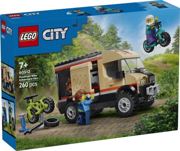 LEGO City dubă cu biciclete de munte