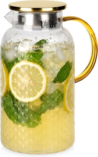 Carafă din sticlă Vilde cu capac 2 l