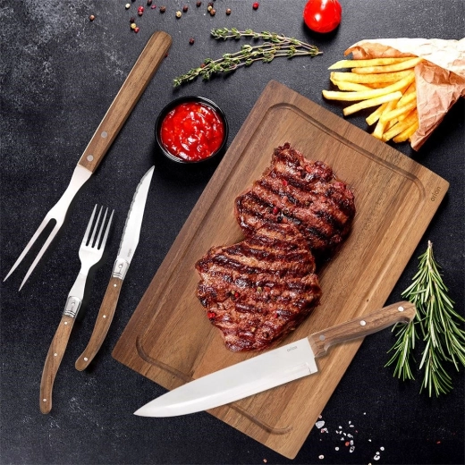 Cuțite zimțate ascuțite din inox