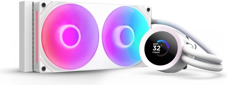 Răcire cu lichid NZXT Kraken Plus 240 RGB LCD alb