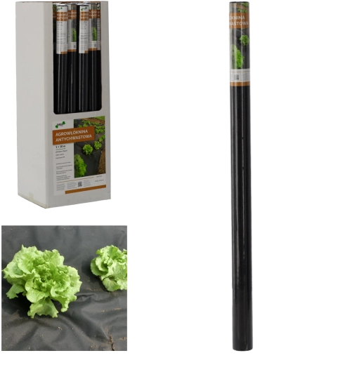 Agrotextil anti-buruieni 1 × 10 m negru 50 g/m²