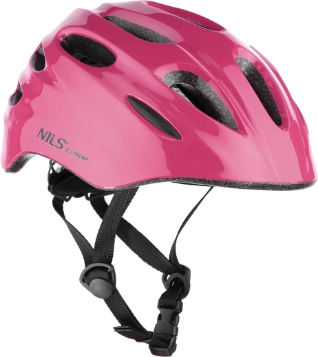 Cască de ciclism cu lumină intermitentă Nils Extreme MTW01 – Roz (5864)
