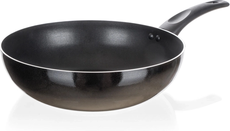 Tigaie wok 28 cm cu suprafață antiaderentă CUISINO BLACK