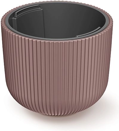 Ghiveci Milly cu inserție 24 cm, marsala